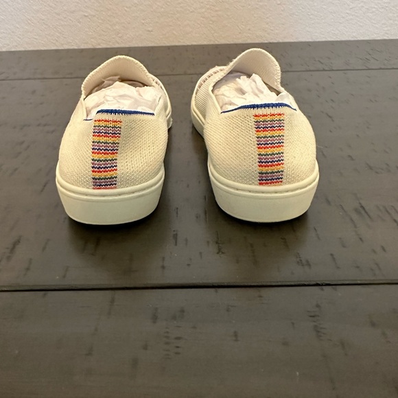 Rothy’s White Rainbow The Kids Sneaker - Picture 5 of 7